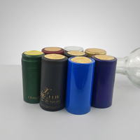 Capsules thermorétractables en PVC de qualité alimentaire supérieure avec logo personnalisé pour l'étanchéité des bouteilles de whisky, de vodka et de jus