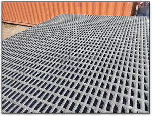 Frp 그리드 메쉬 유리 섬유 격자 산책로 복합 격자 하이 퀄리티 가축 바닥 강철 격자와 통로 - Product Image 6