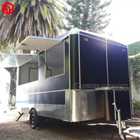 Chariot de cuisine Mobile multifonction pour Hot-Dog, remorque de Concession, camion de restauration rapide, chariots de café, remorque de nourriture Mobile