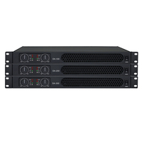 Amplificateur de puissance professionnel DA-300 1U 2x200W pour karaoké à domicile, scène, avec boîtier métallique, transformateur de classe HiFi pour DJ, KTV, système PA