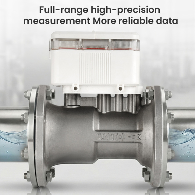 4-inch 100m ³/h R160 Integrated Flange Connection 304 Stainless Steel Ultrasonic Strip NB Iot Smart Water Meter