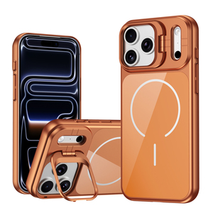 Funda Protectora Magnética de Cristal AG Premium con Soporte <span class=keywords><strong>para</strong></span> Cámara, Venta al por Mayor <span class=keywords><strong>para</strong></span> <span class=keywords><strong>iPhone</strong></span> 17 Pro Max 16 15 14 13 12 <span class=keywords><strong>11</strong></span> Pro Max - Product Image 1