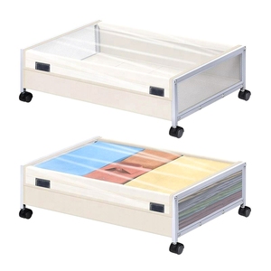 Wheeled Moving Dustproof <b>Storage</b> Box Under the <b>Bed</b> <b>Storage</b> Rack Under the <b>Bed</b> <b>Storage</b> Rack - Product Image 2