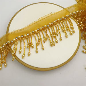 Decorazione decorativa per matrimonio con strass con perline a catena con colletto fatto da te - Product Image 2