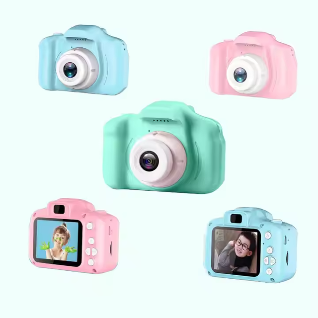 Children Kids Camera Mini Digital Take Photo 2 Inch Rechargeable Toys for Smart With Hd Screen Printing Instant