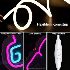 Letrero LED de neón para dormitorio, sala de juegos, cibercafé, centro comercial, luz indicadora de ambiente, tablero de visualización de caracteres luminosos - Product Image 3