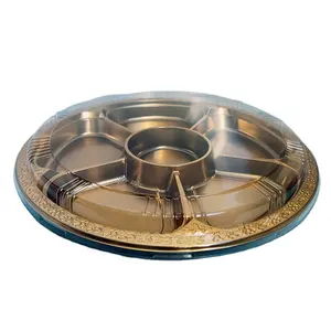 JY-82101 Disposable Sushi Tray Plastic Packaging sushi Box plastic disposable container disposable sushi tray plastic food Roun