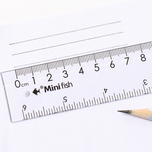 Op Maat Gemaakte 15Cm Ps Plastic Dubbele Schaal Rechte Liniaal Transparant Studentenpapier Voor Schoolbenodigdheden - Product Image 2
