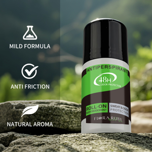Déodorant anti-transpirant roll-on 48H aux senteurs fraîches pour hommes et femmes, contrôle longue durée de la transpiration pour usage quotidien et actif - Product Image 2