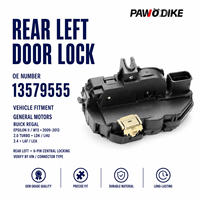 Actionneur de serrure de porte de véhicule de remplacement OE 13579555 pour GM Regal 2013 09 Arrière Gauche Pièces automobiles Remplacement de serrure de véhicule