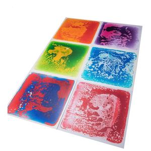 Tuile <span class=keywords><strong>de</strong></span> sol liquide sensorielle intérieure 3D éducative colorée 30*30 CM pour enfants autistes - Product Image 3