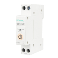 Interrupteur intelligent WIFI TUYA Ewelink 1P 63A 220V avec compteur d'énergie, mini disjoncteur intelligent en plastique avec minuterie et relais pour 110V/220V