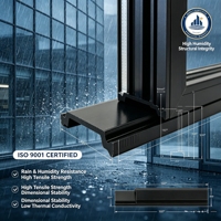 Bande thermique en forme de C en polyamide PA66 pour cadre de fenêtre de véranda en aluminium – Fournisseur mondial en gros