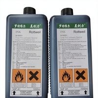 Encre noire de haute qualité New Rottweil M-52815 - Séchage rapide, résistante aux rayures pour les lignes d'emballage alimentaire