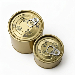 Couverture EOE en fer pour boîte de conserve d'aliments pour animaux de compagnie, compatible avec les aliments en contact alimentaire, à ouverture facile - Product Image 2