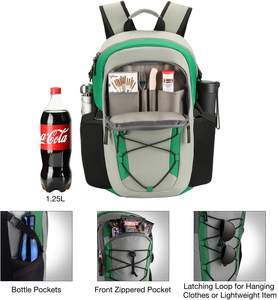 Sac à dos isotherme pour pique-nique avec compartiment isotherme étanche pour la pêche, sac à dos souple isolé pour la randonnée, le camping et les activités de plein air - Product Image 6