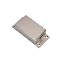 Accessoires de capteur de production d'énergie éolienne en alliage d'aluminium, type personnalisé, inclinaison horizontale, usinage par fraisage