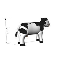 Ferme à lait gonflable géante, faite à la main, personnalisée, pour événements publicitaire