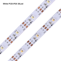 Bande lumineuse LED adressable de haute qualité SK6812 RGBW RGBWW SMD 5050 30leds 60leds 74leds 144leds 5V sk6812 rgbw pixel