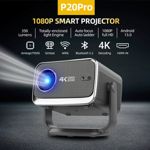 Grenz überschreiten der edler <span class=keywords><strong>P20</strong></span> <span class=keywords><strong>Pro</strong></span> Smart-Projektor mit hoher Helligkeit 4K <span class=keywords><strong>Android</strong></span> 13 Heimkino 360-Grad-rotierender 2G-RAM Neues Produkt - Product Image 2
