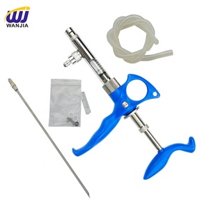 jeringas veterinarias continua ajustable Inyector de automática vacuna ivoryringe ganadería animales, 1ml - Product Image 4