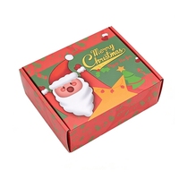 Individuell Bedruckte Recycelte Stabile Versandbox mit Griff und Aseptischer Schaumstoffeinlage für Weihnachtsgeschenke
