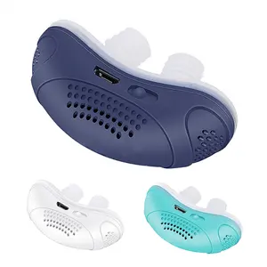 Hot sale 2 in 1 Silicone Air Purifier Snore Stop Healthcare therapy treatment anti snoring equipment