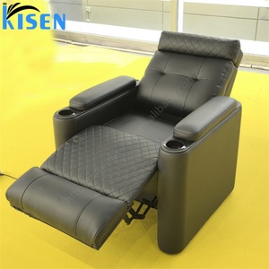 KISEN Équipement professionnel pour salon de manucure, fauteuil de pédicure inclinable, station de manucure, massage, caractéristiques beauté - Product Image 1