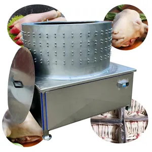 Pork Sheep Head De Hairing Machine Stainless Steel Goat De Hairing Machine Chicken Feather Removal Machine for Cow Feet Cleaning