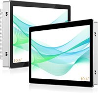 Nouvel écran tactile industriel plat en aluminium de 10,4 pouces /VGA/DVI USB capacitif 10 points tactiles IP65 étanche