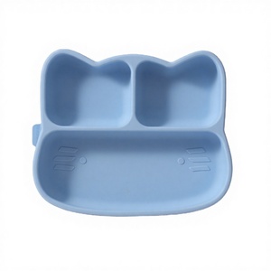 Bol alimentaire en forme de chat 2026 en PC, à débit variable, forme d'arc étroit, ventouse intégrée, motif dessin animé pour 0-12 mois - Product Image 2