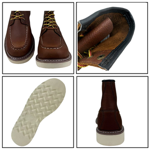 Stivali da <span class=keywords><strong>Lavoro</strong></span> da Uomo con Suola EVA Resistente, Unisex, con Costruzione Goodyear Welt in Pelle, Antinfortunistici e Antiscivolo per Escursionismo e <span class=keywords><strong>Lavoro</strong></span> Industriale - Product Image 4