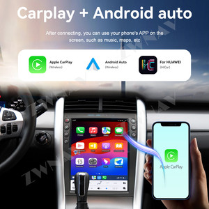 フォードエッジ2008-2014 GPSナビゲーション自動DVDマルチメディアシステムカーAndroidカーラジオ垂直ステレオ用ZWNAV12.1インチ - Product Image 4