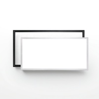 Lámpara LED Plana Delgada de Aluminio AC 85-265V 40W 60W 72W 60x120cm, 3 Temperaturas de Color Seleccionables, Montaje en Superficie, Regulable