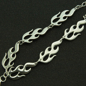 New Simple Popular Design Flamed Shaped <b>Cross</b> Pendant Necklace Hiphop Style Unisex's Alloy Necklaces Fashion Jewelry Wholesale - Product Image 4