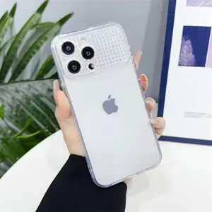 Shining Diamond Clear Phone Case For IPhone 15 14 13 12 11 Pro Max Xs Xr Xs Max 7 8 Soft TPU Transparent Case For Mobile Phone
