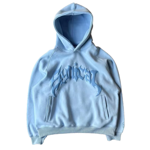 Sudadera con Capucha de Felpa Francesa para Hombre, 100% Algodón, Personalizable con Logotipo en Impresión 3D, Talla Grande - Product Image 3