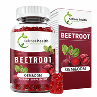 Complément alimentaire de bien-être quotidien OEM, gommes à la betterave biologique avec extrait de pépins de raisin