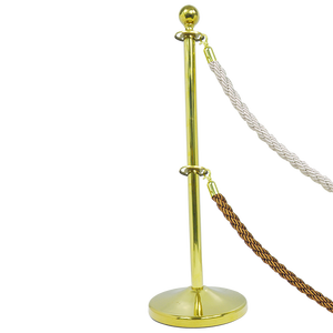 Innovador Poste de Acero Inoxidable Dorado para Filas y Colas, Poste de 5m para Alfombra Roja, Barrera de Seguridad de Grado Ingeniería - Product Image 4