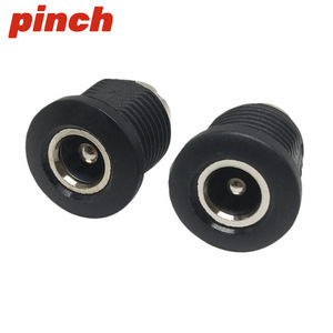 Conector de Carga Hembra Roscado Pinch DC-022D 5.5x2.1 2.5mm 20A 12V de Acero Inoxidable - Product Image 3