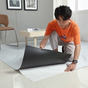 <span class=keywords><strong>Piastrelle</strong></span> Autoadesive Effetto Marmo <span class=keywords><strong>per</strong></span> <span class=keywords><strong>Pareti</strong></span> e Pavimenti, Foglio in <span class=keywords><strong>PVC</strong></span> da 2mm <span class=keywords><strong>per</strong></span> Decorazione Domestica - Product Image 1