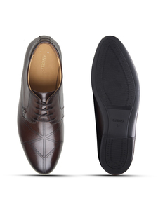 Zapatos de vestir formales de cuero genuino para hombre al por mayor, clásicos Oxford con cordones, cómodos para negocios, oficina, bodas, calzado de cuero. - Product Image 4