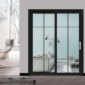 Puerta Corredera Impermeable de Aleación de <span class=keywords><strong>Aluminio</strong></span> de Estilo Tradicional para Entrada de Balcón de Hotel con Superficie Acabada al por Mayor - Product Image 2