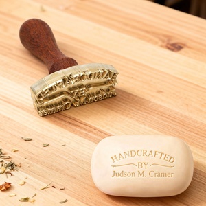 Moule de presse à logo en laiton personnalisé pour savon - Outil de gaufrage de savon haute précision pour les marques de savon artisanal - Product Image 5