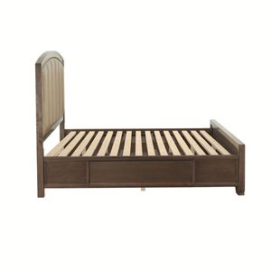 Base de Cama King Size de Madera Maciza Americana con Almacenamiento en el Pie de Cama, Plataforma Simple para Dormitorio Principal - Product Image 4