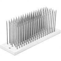 Aiguilles à outils Hetchel pour la fabrication de perruques, pour le mélange et l'organisation des extensions en vrac (Blanc)