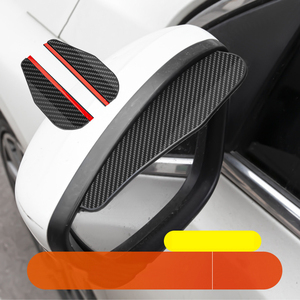 Bán buôn 2 cái/bộ Chất lượng cao PVC xe gương chiếu hậu mưa lông mày Protector Sun Visor gió & Bug làm lệch hướng lá chắn cho xe ô tô - Product Image 2