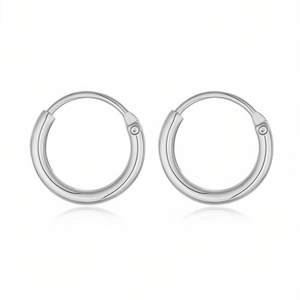 Pendientes de Aro de Moda 2.0*18, Modelo PE2792 para Mujer, Joyería de Alta Calidad - Product Image 3