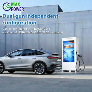 Station <span class=keywords><strong>de</strong></span> <span class=keywords><strong>recharge</strong></span> double pour véhicules électriques à <span class=keywords><strong>prix</strong></span> <span class=keywords><strong>de</strong></span> gros 180 kW CCS2 GBT avec écran publicitaire <span class=keywords><strong>de</strong></span> 55 pouces - Product Image 3