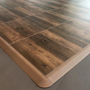 Pista de baile de boda de <span class=keywords><strong>vinilo</strong></span> <span class=keywords><strong>PVC</strong></span> con patrón de madera portátil barata y personalizada al por mayor - Product Image 5